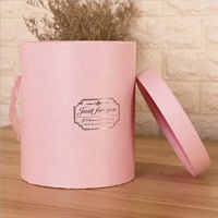Tube de papier personnalisé d'usine en gros boîte cadeau ronde en carton boîtes de papier de cylindre pour les arrangements floraux