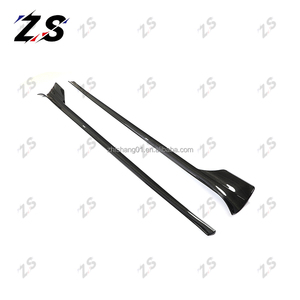 Extension de jupes latérales modèle S en Fiber de carbone ZS pour Tesla modèle S Plaid 4 portes électrique 2021-2023 - Product Image 3