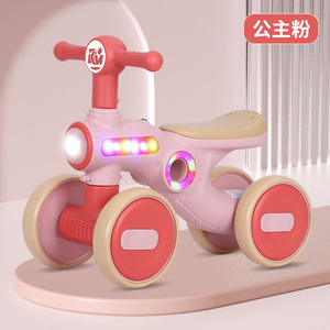 Bicicletta Senza Pedali a Quattro Ruote per Bambini, <span class=keywords><strong>Bici</strong></span> da Equilibrio per Neonati, Veicolo <span class=keywords><strong>Giocattolo</strong></span> con Musica e Luci - Product Image 6