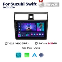 MEKEDE ms Android-Bildschirm 10-Zoll-Autoradio-Player DVD 4G WIFI GPS-Unterstützung DVR-obd-Kamera für Suzuki Swift 2003-2010