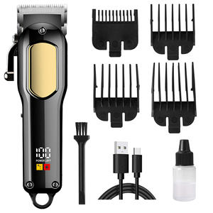 <span class=keywords><strong>Set</strong></span> Tagliacapelli Professionale Ricaricabile e Regolabarba Cordless da Uomo con Display LCD all'Ingrosso OEM ODM - Product Image 6