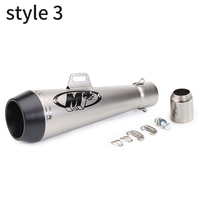 51mm evrensel motosiklet egzoz modifiye susturucu borusu Scooter arazi motosikleti kir Motocross Yamaha Honda Kawasaki
