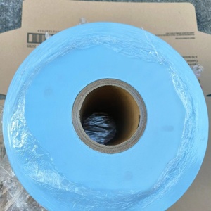 80um PP Synthetic 75um /acrylic/ European <b>Blue</b> Glassine Label Jumbo <b>Roll</b> Korea Popular - Product Image 3