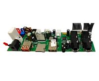 Module amplificateur Bluetooth HIFI personnalisé avec commande par bouton rotatif, décodeur USB TF MP3 et affichage numérique pour haut-parleur