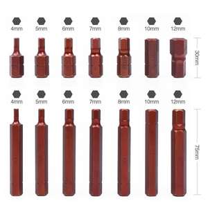 Outils Hi-Spec, jeu de douilles hexagonales de 15 pièces, 1/2 pouce, acier S2, chrome poli, étui rigide, outil de réparation automobile - Product Image 3