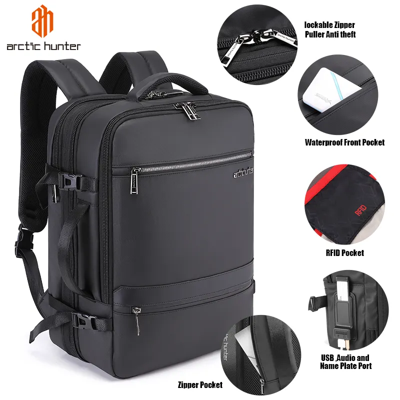 Smart Backpack For Travelling Bagpack Mens Business Back Packs USB Charger Laptop Travel Backpack Bag