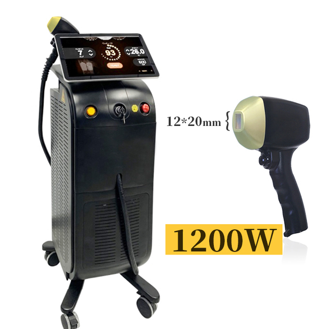 Portable 3-Wavelength Diode Laser Machine 755nm 808nm 1064nm Permanent Depilation Feature 808nm Depilator Laser Skin Treatment