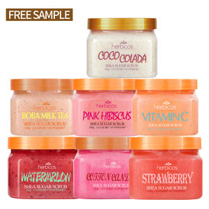 Herbicos 350g เชียบางค์ขัดผิวขัดผิววิตามินซีแตงโมสับปะรดสตรอเบอร์รี่ Boba นมชาไบรท์เทนนิ่งขัดเกลือ - Product Image 1