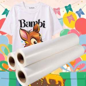 Película en Rollo A3 A4 A5 DTF para Impresora DTF para Máquina de Impresión de Camisetas y Aplicaciones en Ropa - Product Image 4