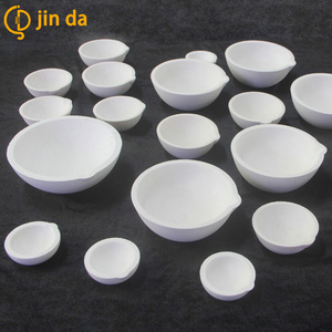 500G Trắng thạch anh crucible 99.99% silica Bát hình dạng cho nóng chảy đúc vàng bạc bạch kim loại phòng thí nghiệm sử dụng cảm ứng - Product Image 2