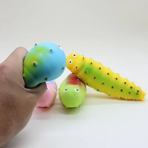 Juguete Antiestrés de Oruga Creativa de TPR de 12*6cm, Súper Suave, Simulación de Animal, Juguete Sensorial para Aliviar el Estrés, Regalo para Mejorar el Estado de Ánimo - Product Image 1