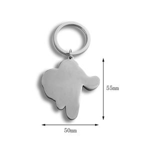 Porte-clés publicitaire en métal émaillé pour designers, personnalisable par sublimation, à prix abordable - Product Image 5