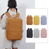 Nouveau sac à dos de voyage en nylon coloré pour femme, décontracté, imperméable, respirant, pour ordinateur portable et école