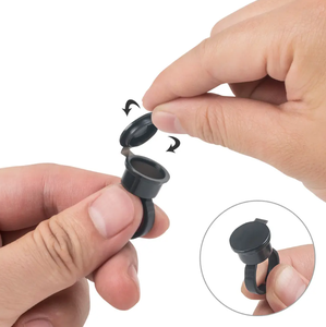 Tattoo Ink Cup Holder Silicone Pigment <b>Stand</b> Tray for PMU Microblading Permanent Makeup Workstation Professional Studio Use - Product Image 4