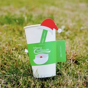 Vaso desechable de una sola pared biodegradable de 12oz con tapa para fiesta de oficina, funda para taza de café y bebidas frías y calientes - Product Image 2