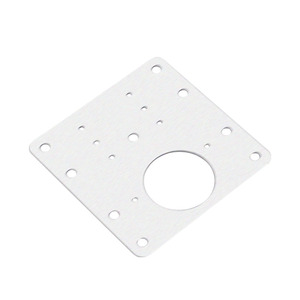 Plaque de fixation en acier inoxydable pour charnière, support de renforcement pour réparation de porte de placard - Product Image 5