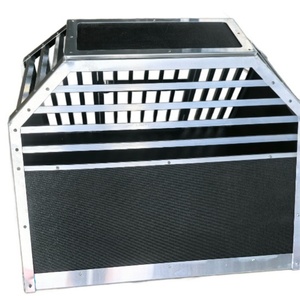 HR Lightweight Aluminum Dog <b>Crate</b> Lockable Design Welded Seams Powder Coated Finish Easy Installation Waterproof Feature - Product Image 2