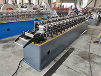 Vente chaude Machine de formage à froid pour portes à enroulement en métal, machine à former les lames de portes à enroulement