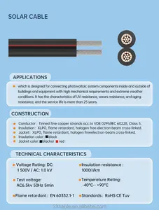 Twin Core Solar Cable