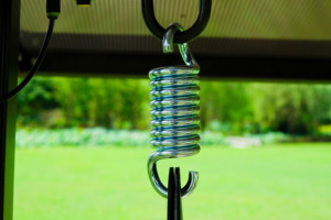 Columpios de Jardín de Aluminio de Alta Gama para Patio de Villa, con Toldo y Luces LED, Silla Columpio de <span class=keywords><strong>3</strong></span> Plazas - Product Image 4