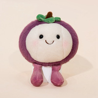 Peluche personnalisée artisanale, jouet en peluche doux, poupée Durian Dragon Orange 14cm, pendentif porte-clés, cadeau