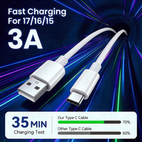 Câble USB vers Type C, charge rapide 3A, tressé en nylon, synchronisation des données 480 Mbps pour téléphones mobiles, écouteurs, appareil photo, plusieurs longueurs