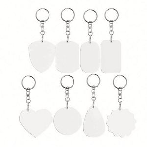 Promotional Company Activity Gifts Custom LOGO Printed Sublimation Keyring Sublimation Metal Keychain - Product Image 2