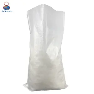 Wholesale 25kg 50kg Polypropylene Plastic White Rice Flour Packaging Bags