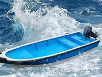 Bateau de luxe personnalisé à double pont 2026, coque en fibre de verre, moteur hors-bord 6,3 m pour la croisière, la pêche et les loisirs