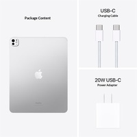 Tablette iPad Pro 13 pouces M4 Chip 2024 Neuve Version Wi-Fi 512 Go Modèle MVX53CH/A Argent pour Bureau et Études – Vente en Gros
