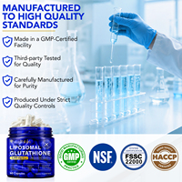 Cápsulas de Suplemento de Glutatión Liposomal de Ultra Alta Absorción de 1150 mg de Marca Privada OEM con Vitamina C y Resveratrol
