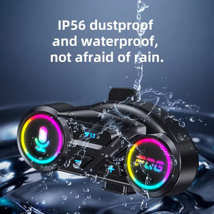 Auriculares Inalámbricos para Casco <span class=keywords><strong>de</strong></span> Motocicleta, Radio FM y RGB, Sistema <span class=keywords><strong>de</strong></span> Audio Impermeable para Motociclismo, Esquí, Snowboard y Ciclismo <span class=keywords><strong>de</strong></span> Montaña - Product Image 6