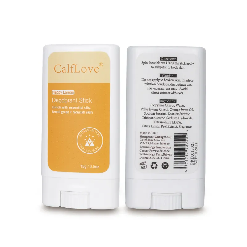 Private Label Organic skin Care Natural Whole Body Deodorant Stick for Woman