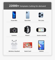 Máquina de corte de película inteligente Teléfono móvil Tpu Hidrogel Pantalla Protector de película Máquinas de corte