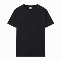 T-shirt personnalisé pour homme, manches courtes, col rond, uni, décontracté, streetwear