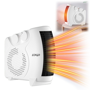 Chauffage d'appoint silencieux à chauffage rapide, mini radiateur puissant à flux d'air, design léger, chauffage électrique portable avec éclairage, puissance 500W - Product Image 1