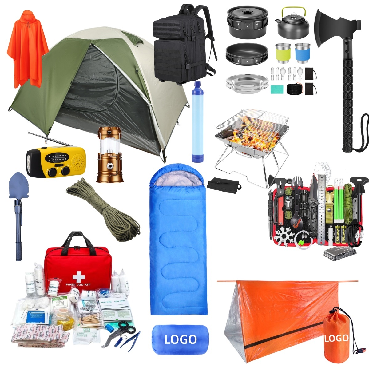 Ensemble de camping complet