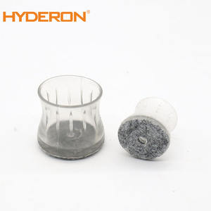 HYDERON Base in feltro personalizzata multifunzionale resistente all'usura protegge il pavimento in gomma plastica per le gambe della sedia - Product Image 1
