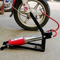 Pompe à pied portable en acier durable Dalishen A1756 pour vélo, moto, voiture, ballon de basket