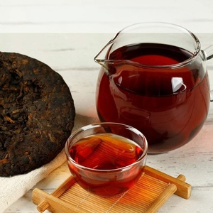 Thé Puerh Artisanal en Petites Séries, Gâteau de Thé Puerh Mûr de Boutique, Thé Shou Puerh d'Arbres Anciens, Puerh Fermenté aux <span class=keywords><strong>Bienfaits</strong></span> Probiotiques - Product Image 3