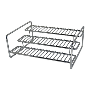 Estante de Almacenamiento de Latas Cromado de 3 Niveles que Ahorra Espacio para la Organización de la Despensa del Gabinete de la Cocina - Product Image 4
