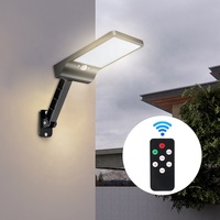 Nouveau design de lampe murale à détecteur de mouvement PIR à énergie solaire à LED Applique murale solaire à LED pour paysage et jardin