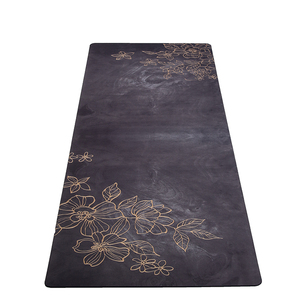 Tapis de yoga en daim et caoutchouc imprimé antidérapant, écologique, nouveau design personnalisé, 96 cm, avec sac de transport, pliable, épaisseur personnalisée - Product Image 2