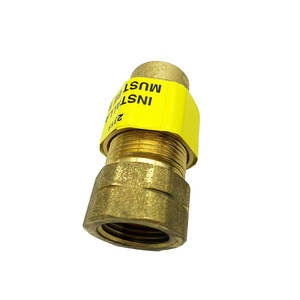 Raccord Home flex en laiton avec pince de liaison UL 467 et té en fer noir et fil de liaison de gros calibre Raccord en laiton - Product Image 2