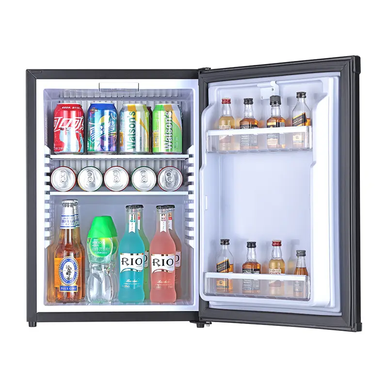 Mini refrigerador portátil electrodomésticos Mini refrigerador automático portátil blanco y negro