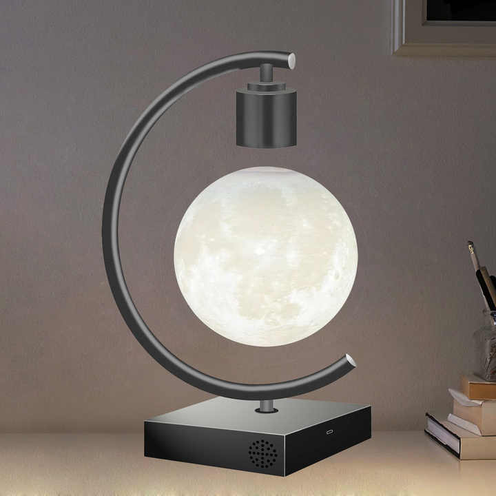 Magnetic Levitation Table Lamp Moon Light 3D Printing Planet Night Light