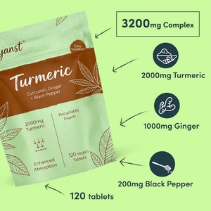 High Quality OEM/ODM Turmeric Ginger Black Pepper Tablets Essential <b>Liver</b> Protection & Promote Digestion Support - Product Image 5
