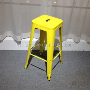 Modern Designer Durable <strong>Lightweight</strong> Steady Iron Metal Bar <strong>Stool</strong> for Heavy People - Product Image 2