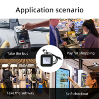 Escáner de Códigos de Barras de Escritorio MASUNG, Lector de Códigos QR, Escáneres para Inventario, Lector de Tarjetas IC NFC para Comercio Minorista y Farmacia