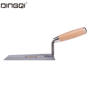 Cazzuola per Mattoni Professionale DingQi Online di Alta Qualità con Manico in Legno da 140mm, Cazzuola Quadrata per Muratura - Product Image 5